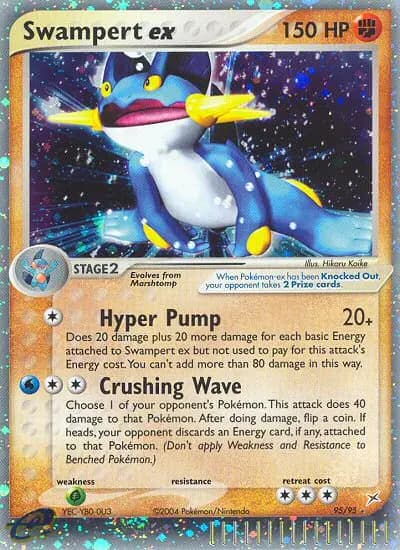 Swampert ex — Team Magma vs Team Aqua card #95