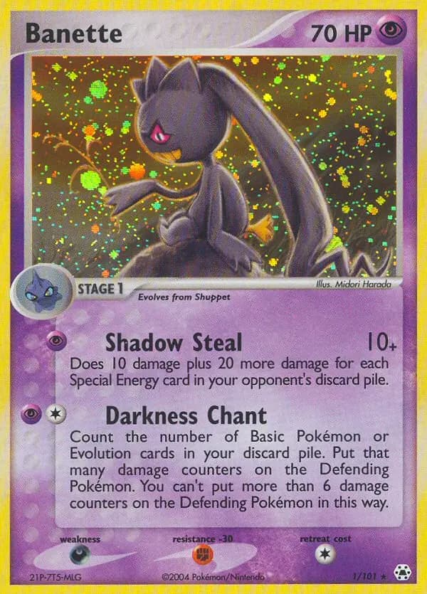 Banette — Hidden Legends card #1