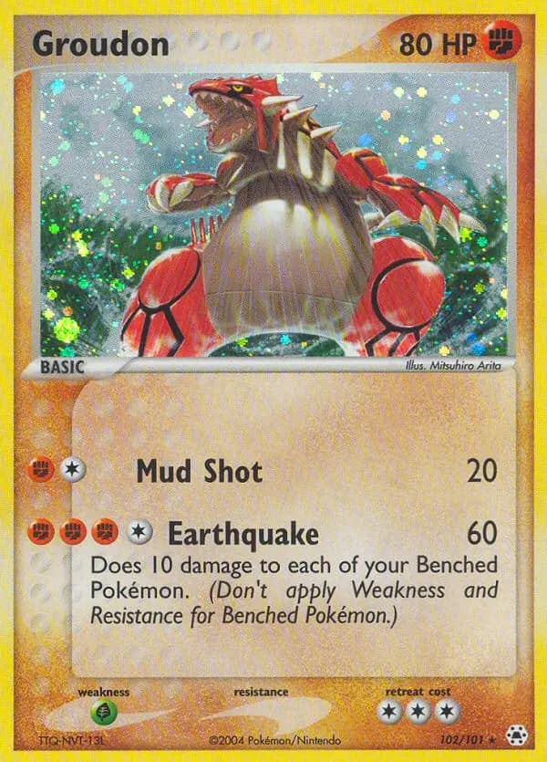 Groudon — Hidden Legends card #102