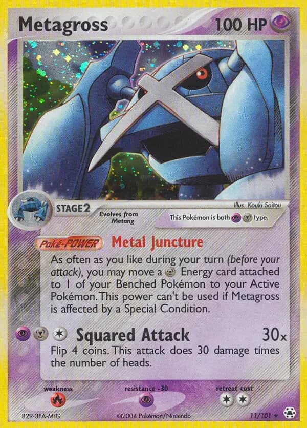 Metagross — Hidden Legends card #11