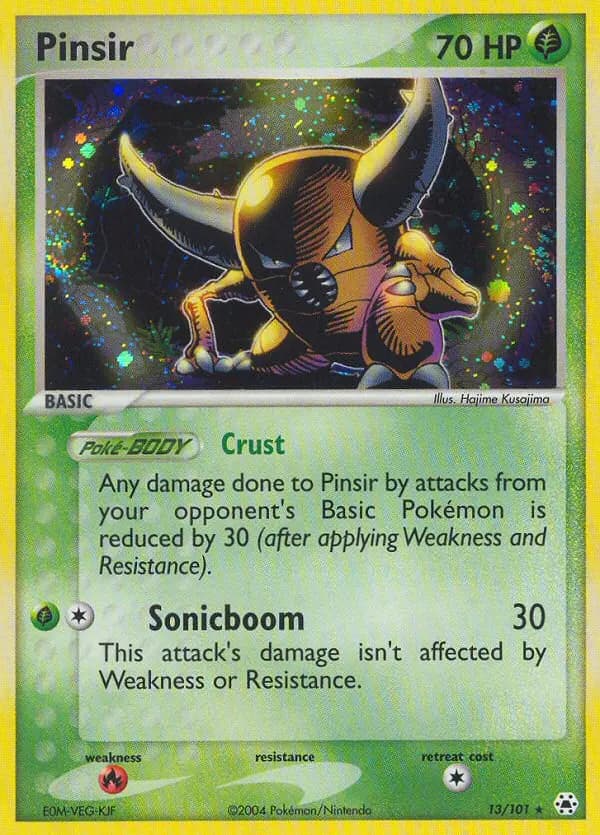 Pinsir — Hidden Legends card #13