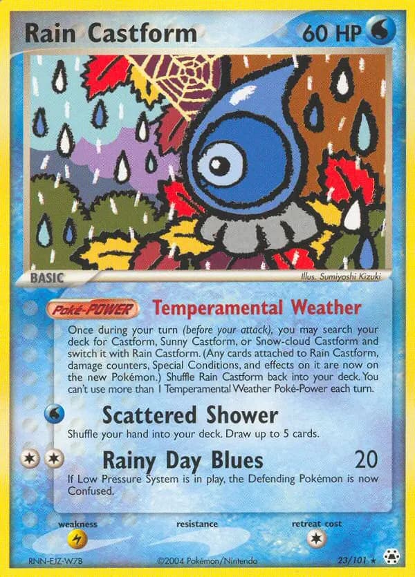 Rain Castform — Hidden Legends card #23