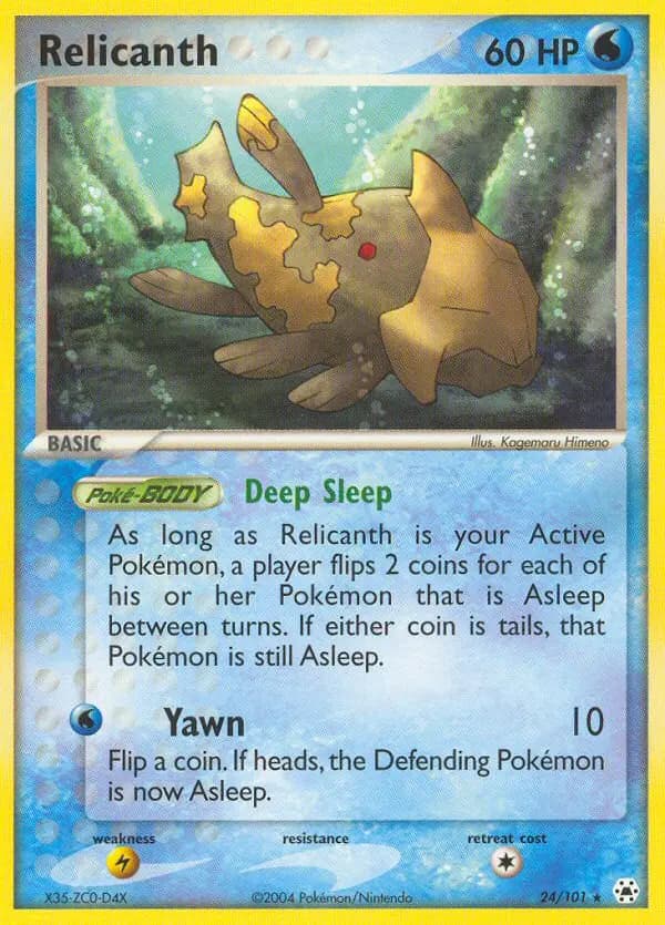 Relicanth — Hidden Legends card #24