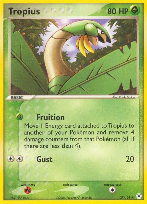Tropius — Hidden Legends card #27