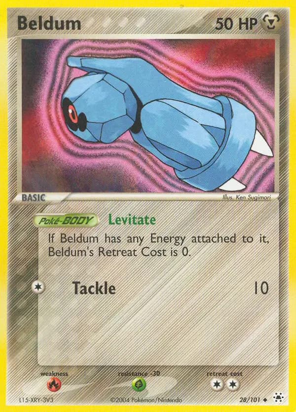 Beldum — Hidden Legends card #28