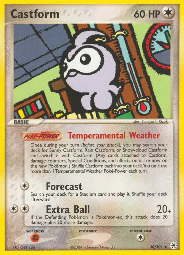 Castform — Hidden Legends card #30