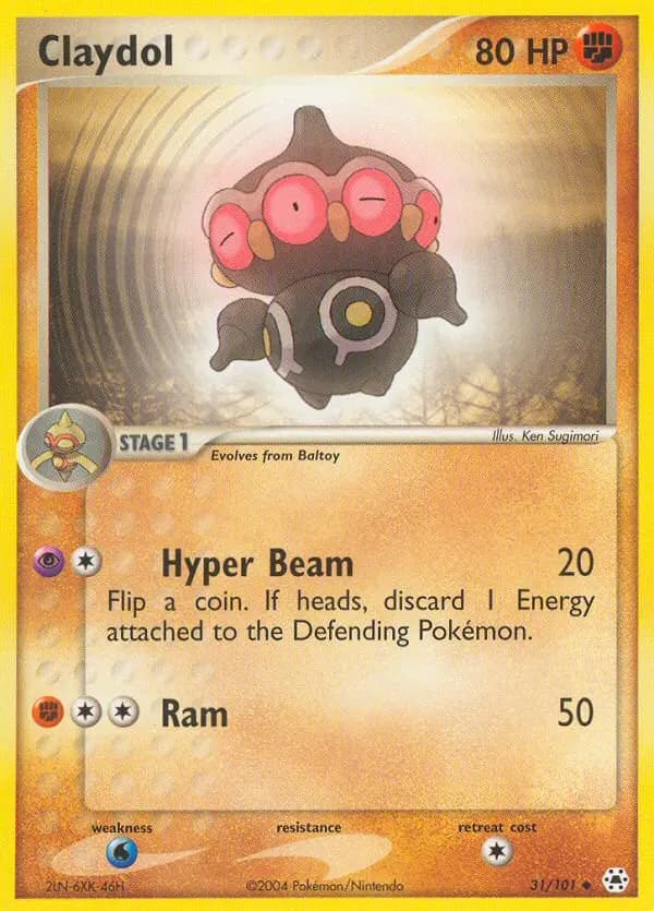Claydol — Hidden Legends card #31