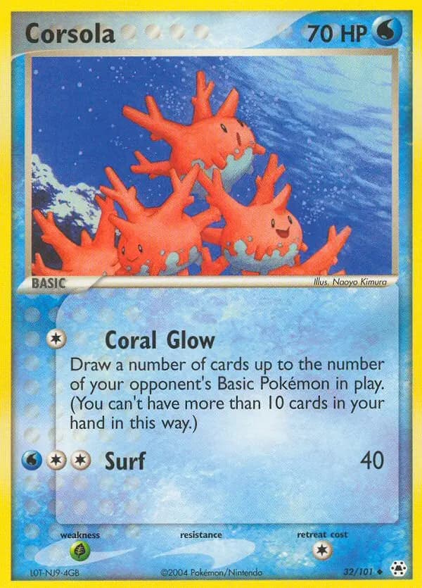 Corsola — Hidden Legends card #32