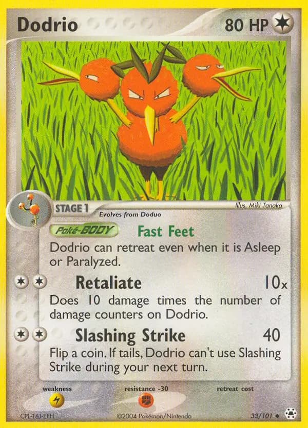 Dodrio — Hidden Legends card #33