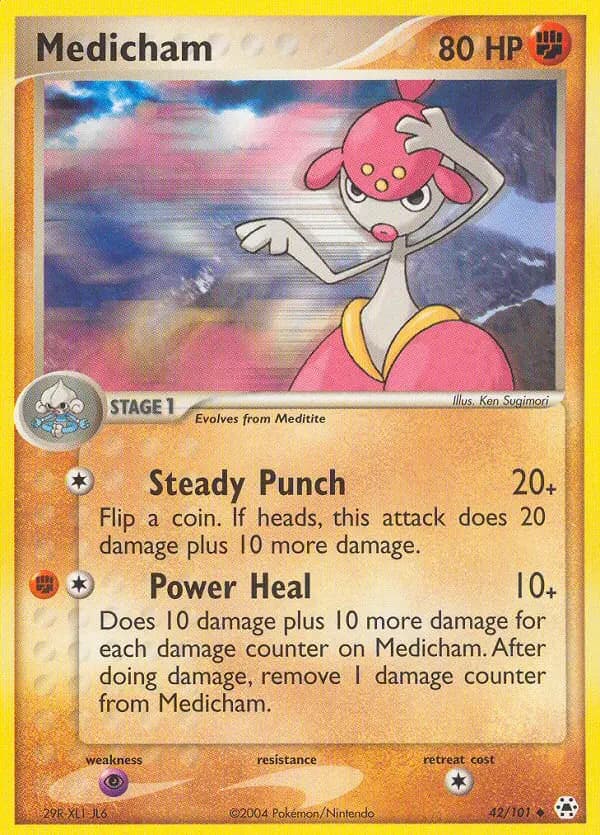 Medicham — Hidden Legends card #42