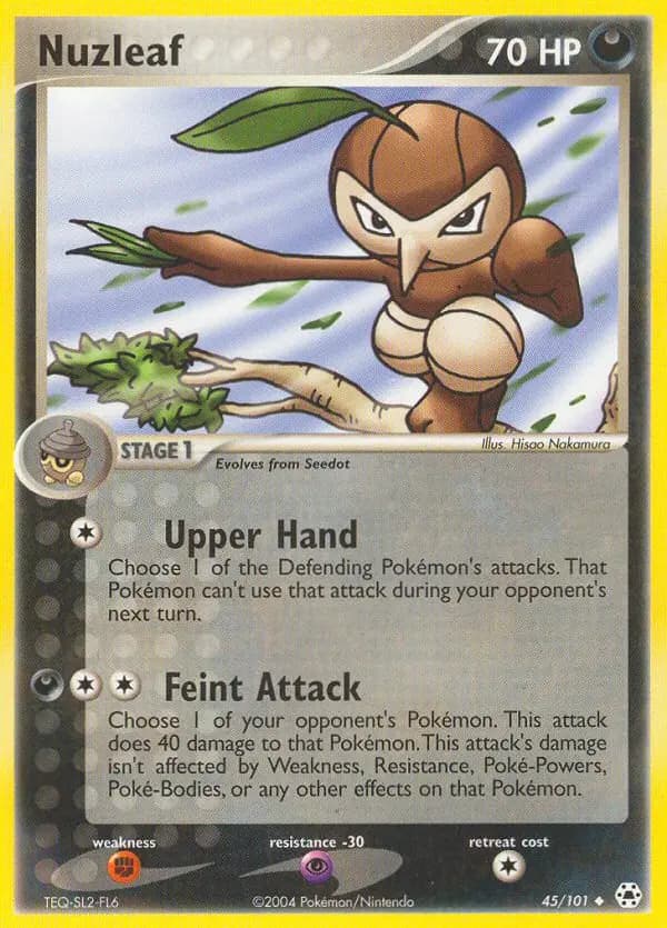Nuzleaf — Hidden Legends card #45