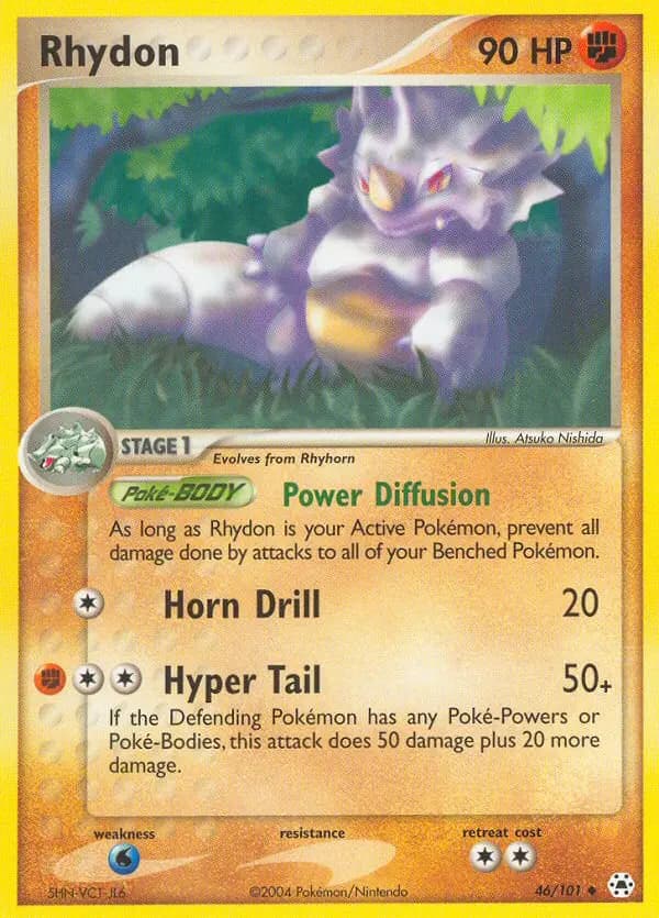 Rhydon — Hidden Legends card #46