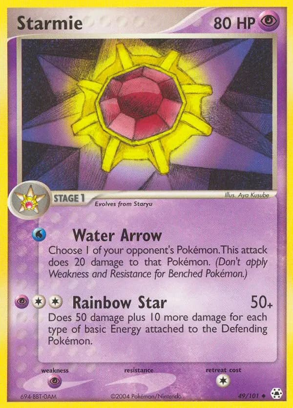 Starmie — Hidden Legends card #49