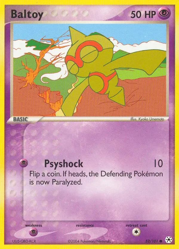 Baltoy — Hidden Legends card #52