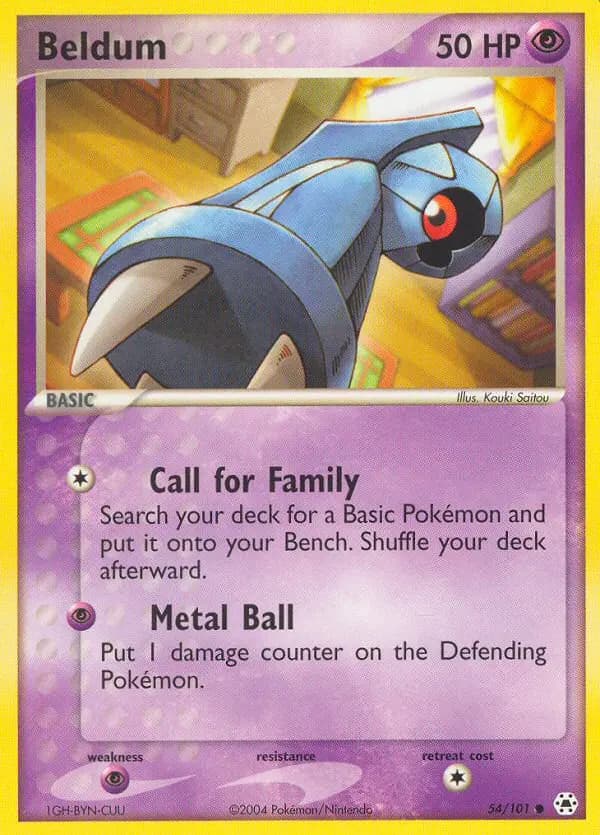 Beldum — Hidden Legends card #54