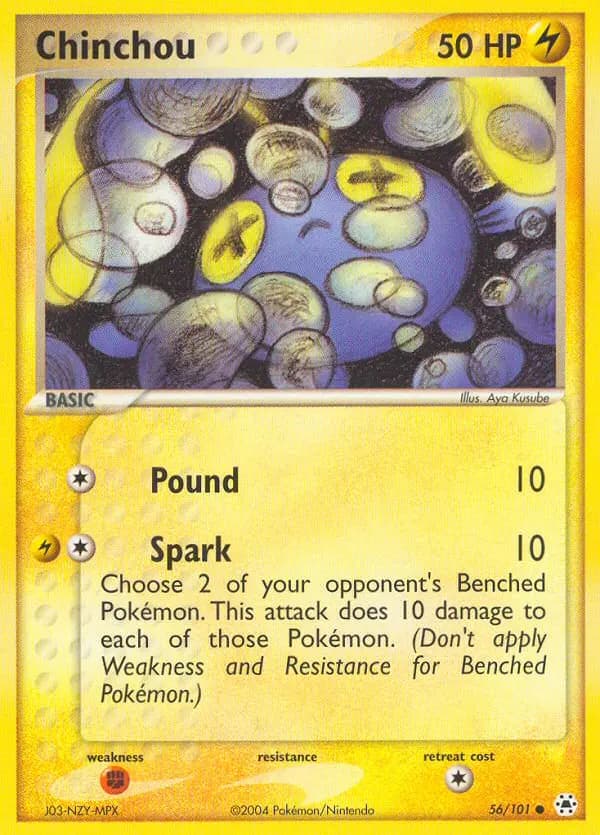 Chinchou — Hidden Legends card #56