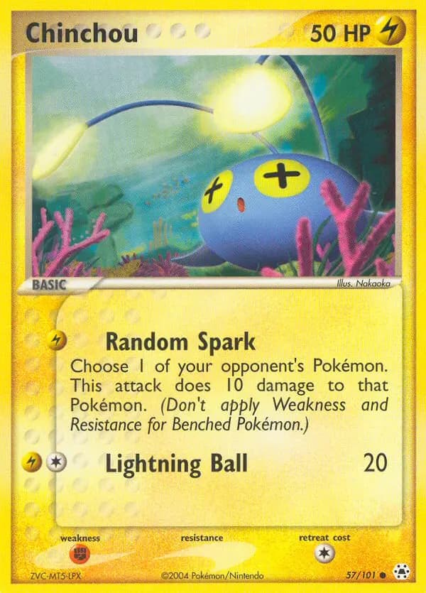 Chinchou — Hidden Legends card #57