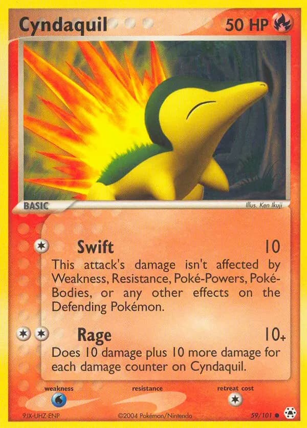 Cyndaquil — Hidden Legends card #59