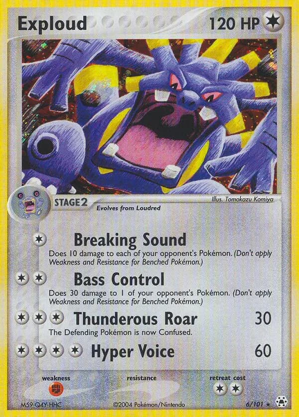 Exploud — Hidden Legends card #6