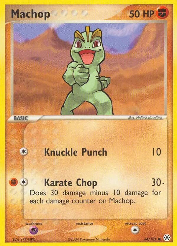 Machop — Hidden Legends card #64