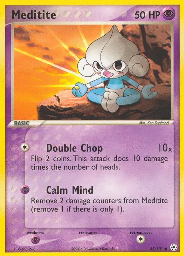 Meditite — Hidden Legends card #65