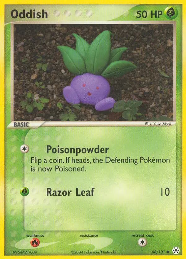 Oddish — Hidden Legends card #68