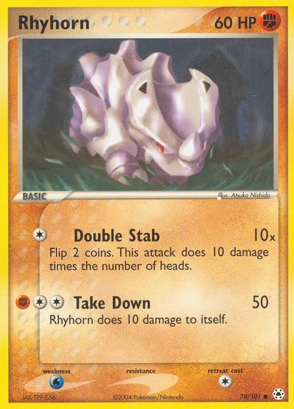 Rhyhorn — Hidden Legends card #70