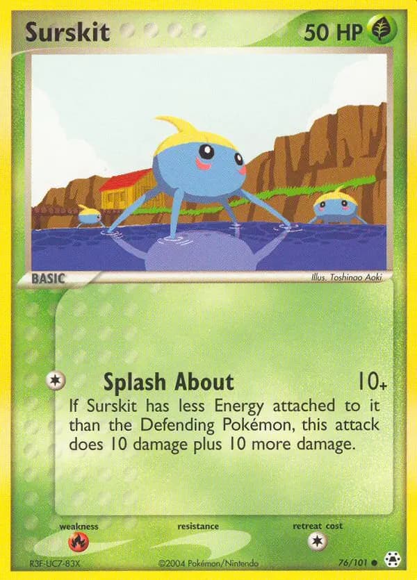 Surskit — Hidden Legends card #76