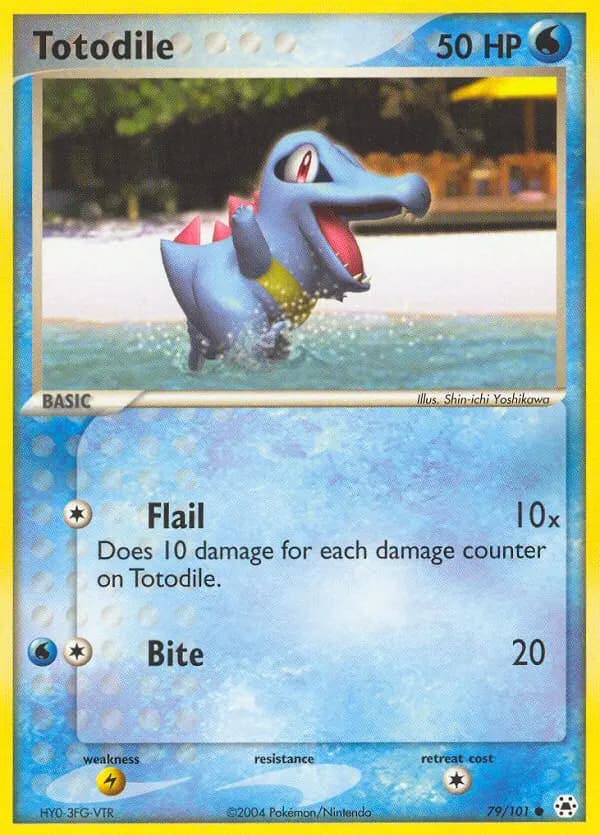 Totodile — Hidden Legends card #79