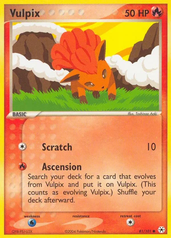 Vulpix — Hidden Legends card #81