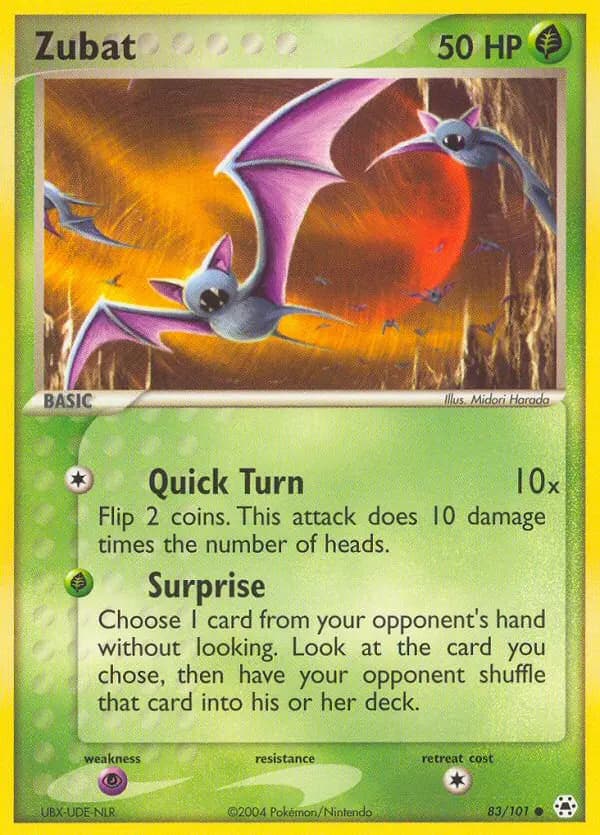 Zubat — Hidden Legends card #83