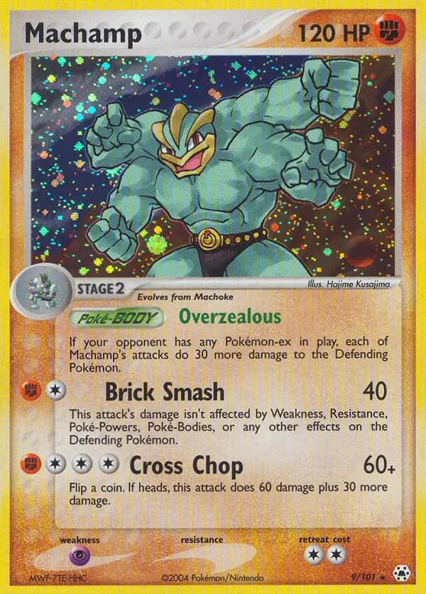 Machamp — Hidden Legends card #9