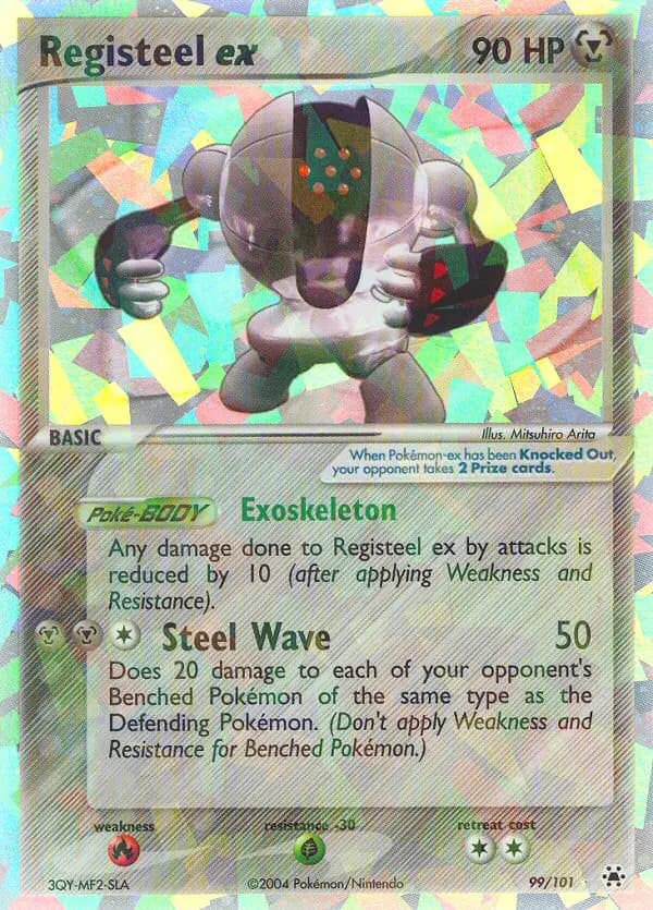 Registeel ex — Hidden Legends card #99