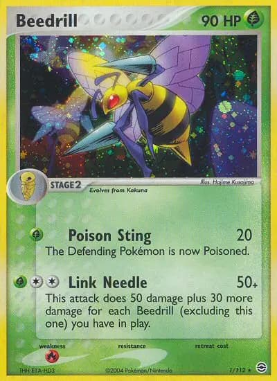Beedrill — FireRed & LeafGreen card #1