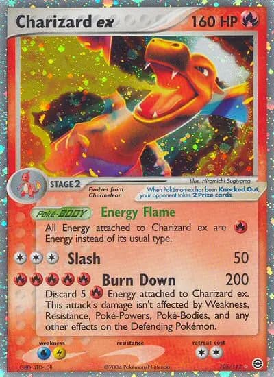 Charizard ex — FireRed & LeafGreen card #105
