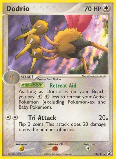 Dodrio — FireRed & LeafGreen card #21