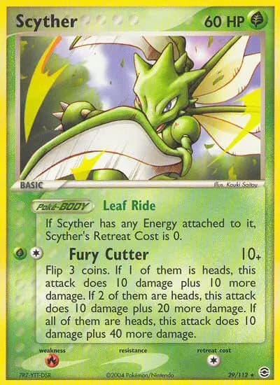 Scyther — FireRed & LeafGreen card #29