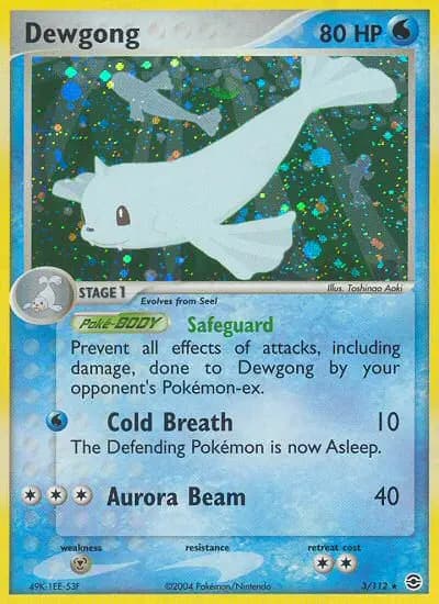 Dewgong — FireRed & LeafGreen card #3