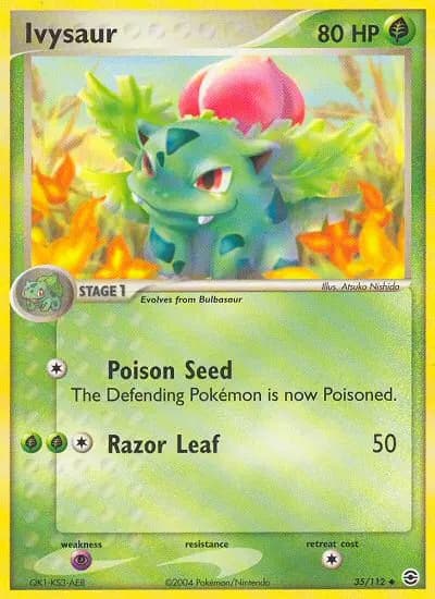 Ivysaur — FireRed & LeafGreen card #35