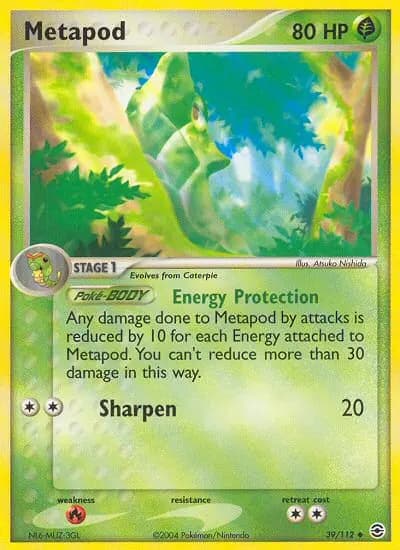 Metapod — FireRed & LeafGreen card #39