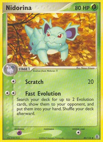 Nidorina — FireRed & LeafGreen card #40