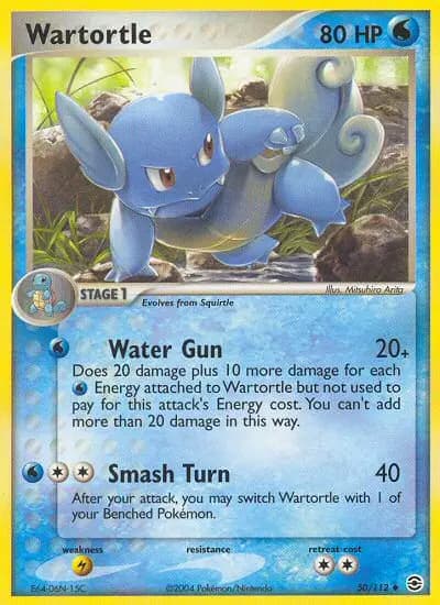 Wartortle — FireRed & LeafGreen card #50