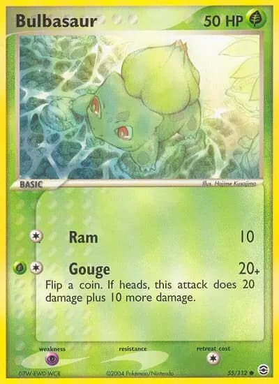 Bulbasaur — FireRed & LeafGreen card #55