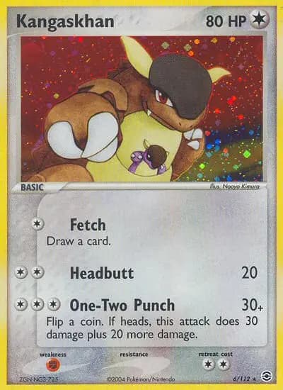 Kangaskhan — FireRed & LeafGreen card #6