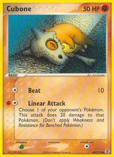 Cubone — FireRed & LeafGreen card #60