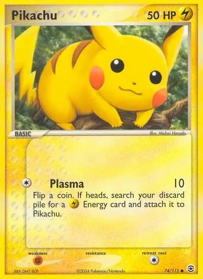 Pikachu — FireRed & LeafGreen card #74