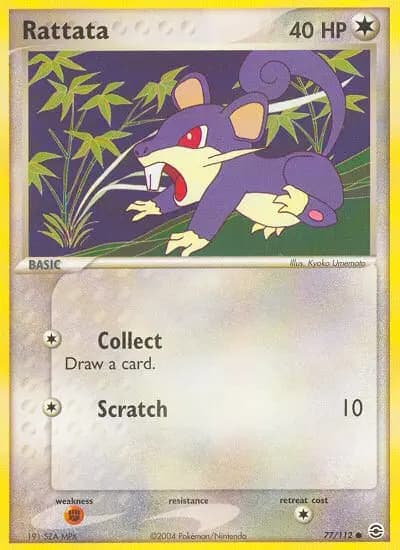 Rattata — FireRed & LeafGreen card #77