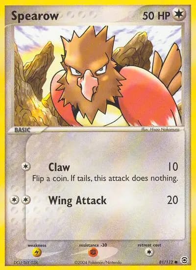 Spearow — FireRed & LeafGreen card #81