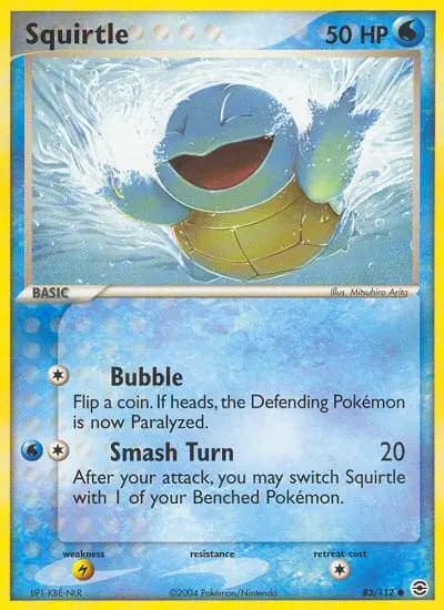 Squirtle — FireRed & LeafGreen card #83