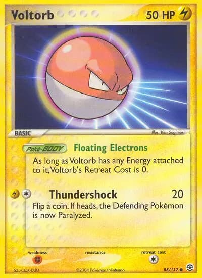 Voltorb — FireRed & LeafGreen card #85